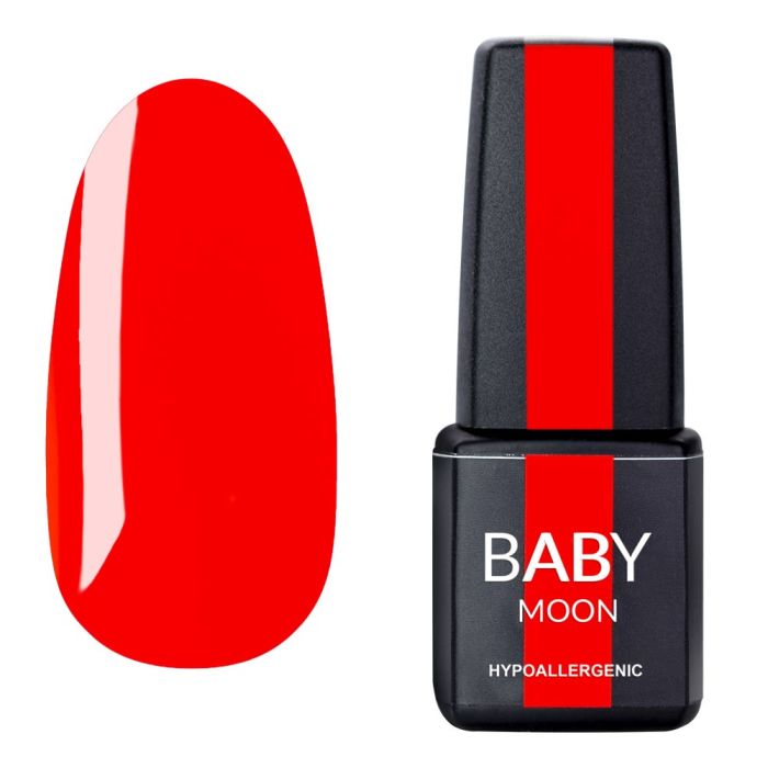 Гель-лак Baby Moon Perfect Neon 21 оранжевий неоновий, 6мл 