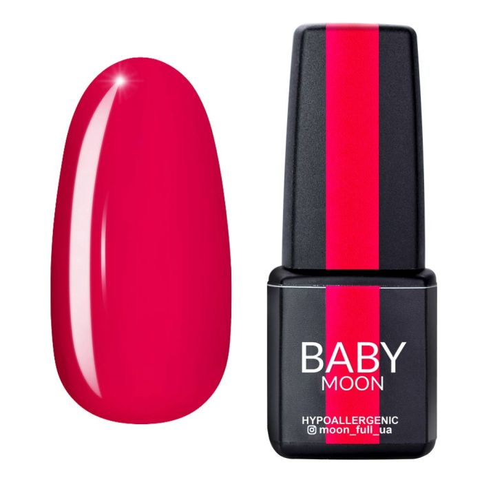 Гель-лак Baby Moon Dolce Rose 22, рожево-червоний 6мл