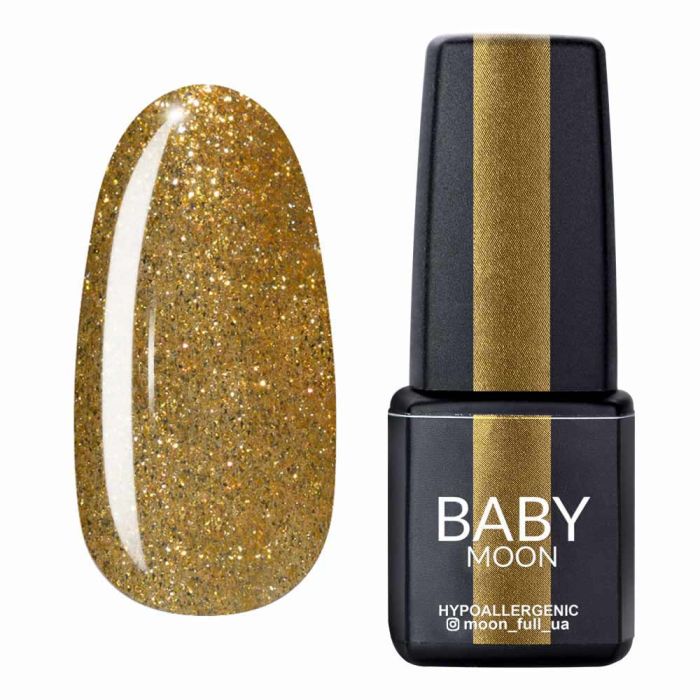 Гель-лак Baby Moon Dance Diamond 23 золотий шиммерний, 6мл