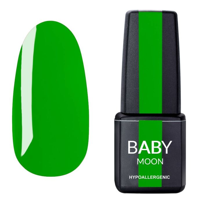 Гель-лак Baby Moon Perfect Neon 24 яскравий зелений, 6мл 