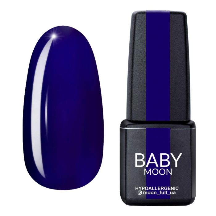 Гель-лак Baby Moon Cold Ocean 25 темный индиго, 6мл