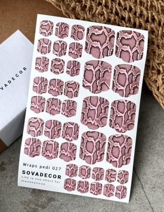 Пленка для педикюра SOVA Decor 027