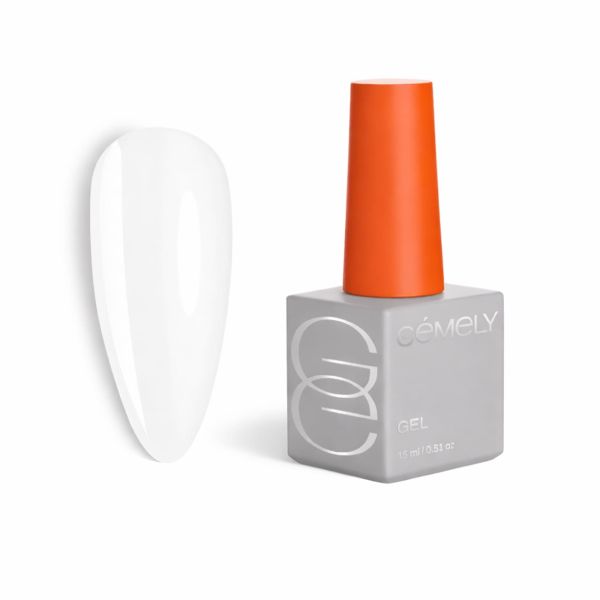Гель GEMELY Fast builder gel 02, белый 15мл