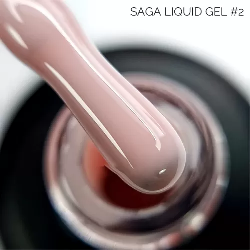 Жидкий гель для наращивания Saga Professional 02 15мл