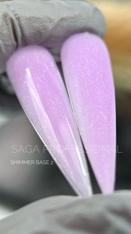 Камуфлирующая база Saga Shimmer base 02 (баночка без кисточки), 15мл