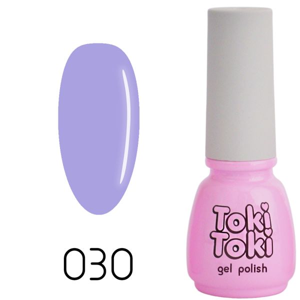 Гель лак Toki Toki №030 бузковий, 5мл