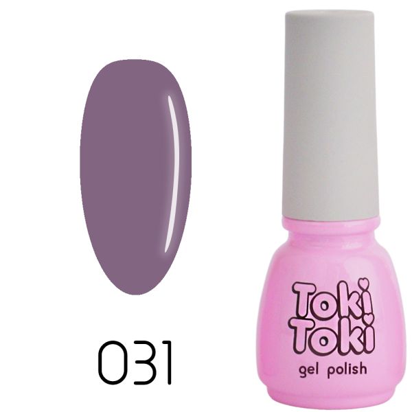 Гель-лак Toki-Toki №031, 5 мл сливовий