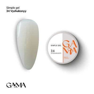 Гель GaMa Simple gel 034 Vyshukanyy 15мл