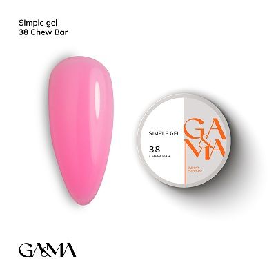 Гель GaMa Simple gel 038 Chew Bar 15мл