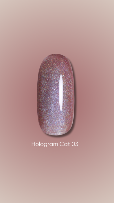 Гель-лак Dark  Hologram cat 03, 6мл
