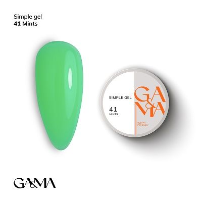 Гель GaMa Simple gel 041 Mints 15мл