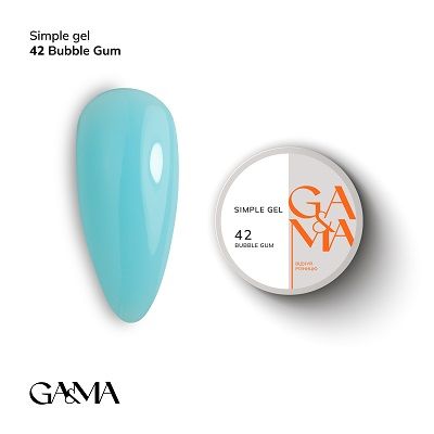 Гель GaMa Simple gel 042 Bubble Gum 15мл