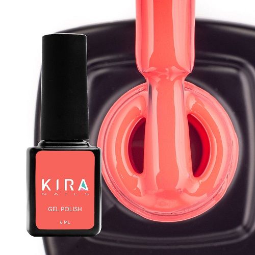 Гель-лак Kira Nails №043 (приглушений малиновий, емаль), 6 мл