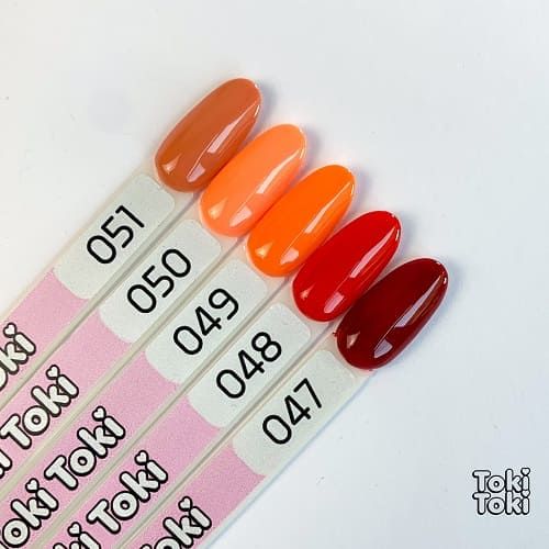 Гель-лак Toki-Toki №050, 5 мл ніжно-оранжевий