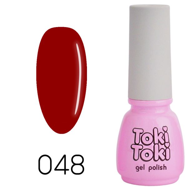 Гель лак Toki Toki №048 червоний феррарі, 5мл