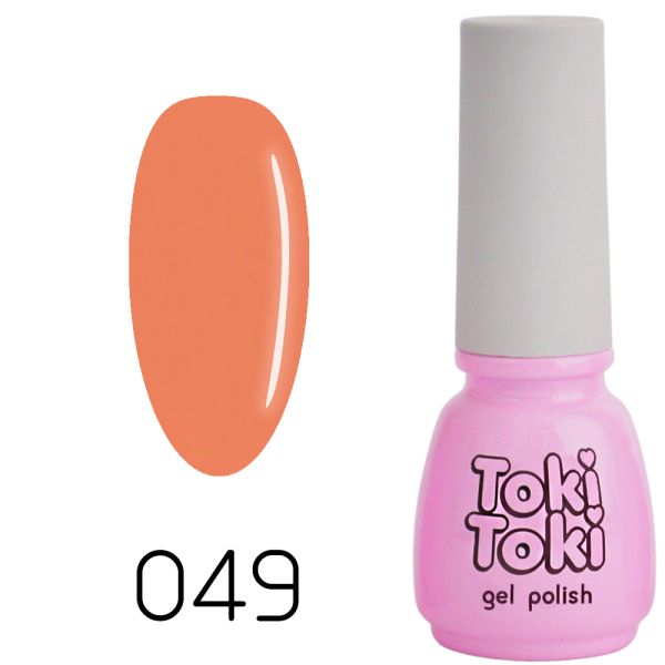Гель-лак Toki-Toki №049, 5 мл оранжевий