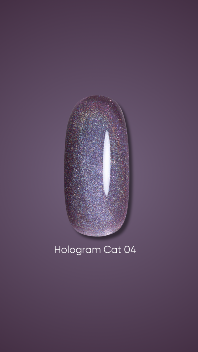 Гель-лак Dark  Hologram cat 04, 6мл