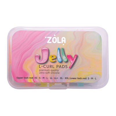 ZOLA Валики для ламинирования Jelly L-Curl для верхних и нижних ресниц