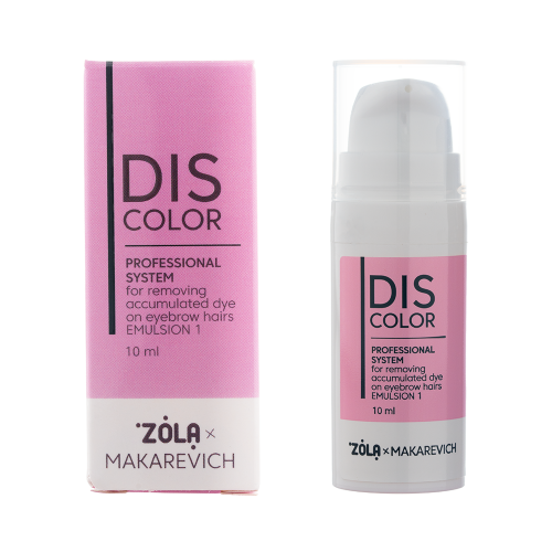 Система видалення накопиченого барвника з волосків брів ZOLAxMakarevich DISCOLOR Emulsion 1 