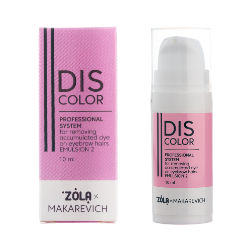 Система видалення накопиченого барвника з волосків брів ZOLAxMakarevich DISCOLOR Emulsion 2