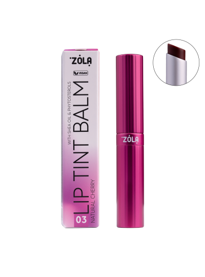Відтінковий бальзам для губ ZOLA  Lip Tint Balm 03 Cherry Natural