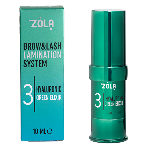 Склад для ламінування 03 ZOLA Color Lab Hyaluronic Green Elixir