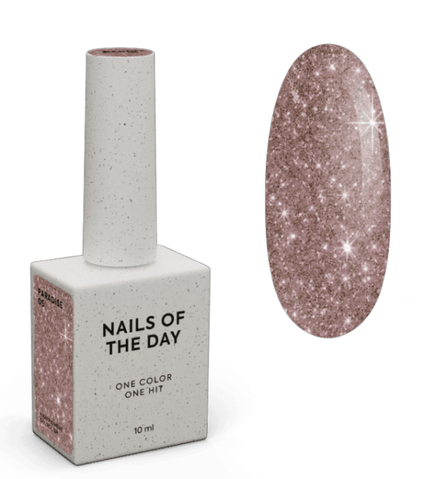 Гель-лак NailsOfTheDay Paradise 05  графитово-коричневый, 10мл