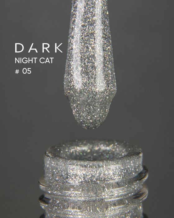 Гель-лак кошачий глаз Dark Night Cat 05, 10мл
