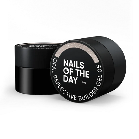 Гель светоотражающий NailsOfTheDay Opal Reflective builder gel 05 бежевый 15г