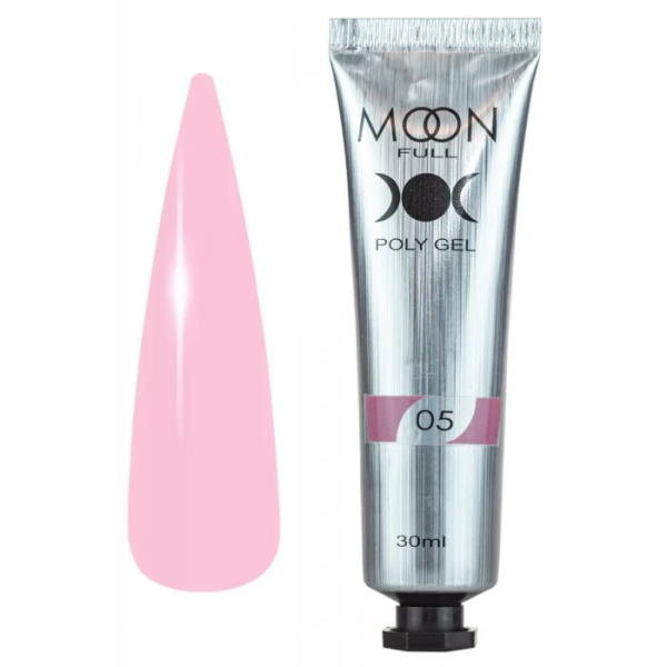 Полигель  Moon Full Poly Gel 05, туба 30мл