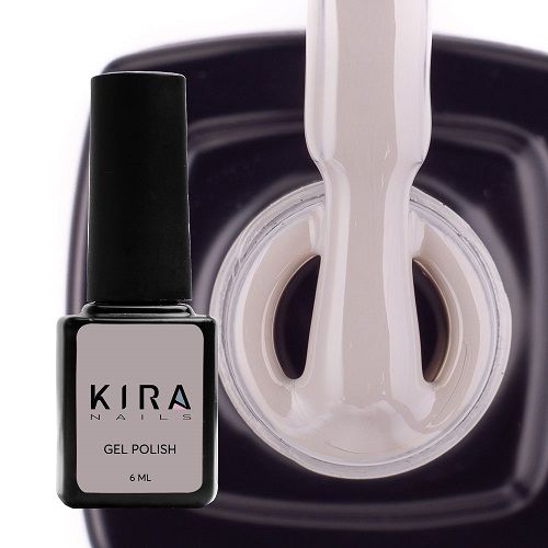 Гель-лак Kira Nails №066 (світло-сірий, емаль), 6 мл