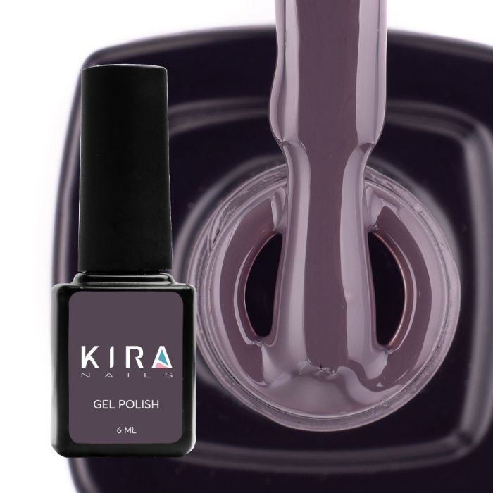 Гель-лак Kira Nails 067 (сіро-фіолетовий, емаль), 6 мл