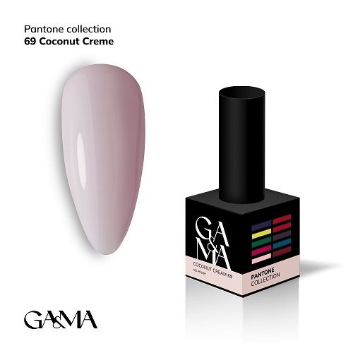 Гель-лак GaMa Pantone collection 069 Coconut Cream 10мл