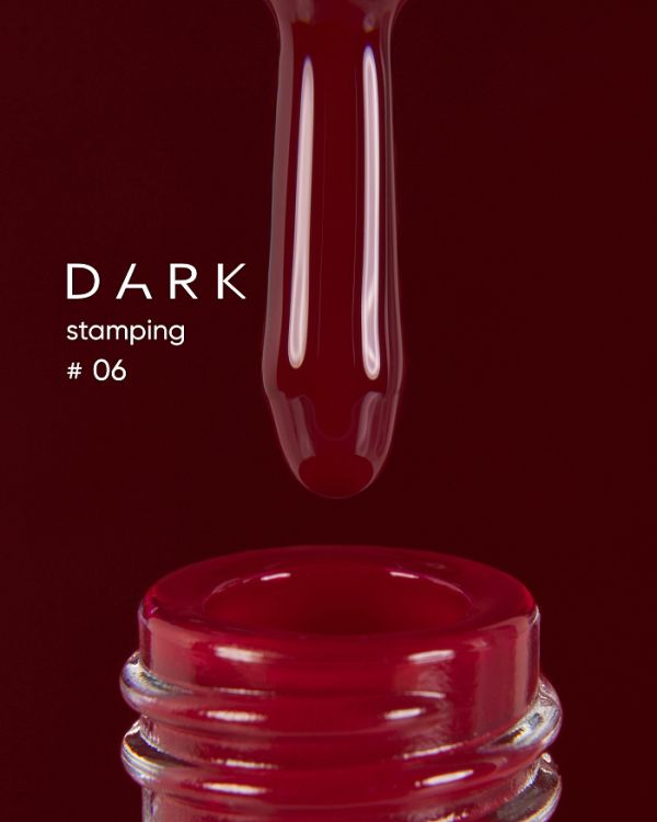 Краска для стемпінгу DARK Stamping polish №06 10мл