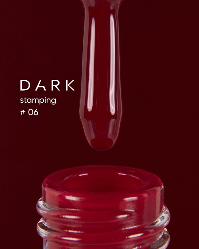 Краска для стемпінгу DARK Stamping polish №06 10мл