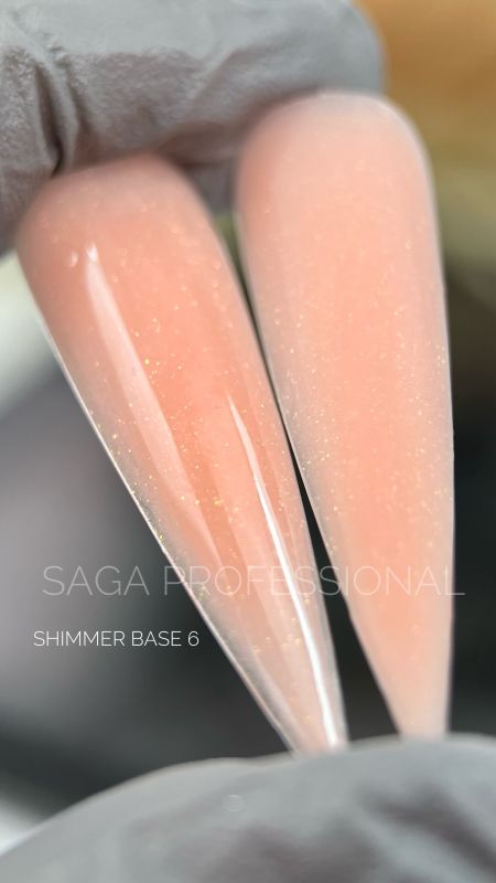 Камуфлююча база Saga Shimmer base 06 (баночка без пензлика), 15мл