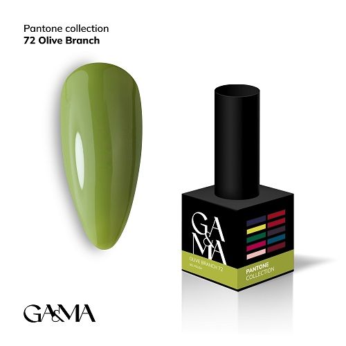 Гель-лак GaMa Pantone collection 072 Olive Branch 10мл