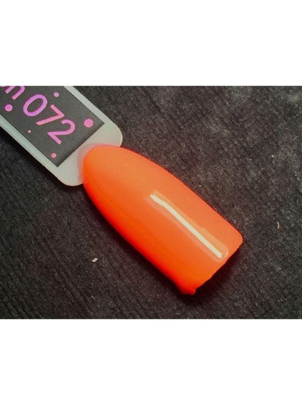 Гель-лак Kira Nails №072 (оранжевый, эмаль), 6 мл