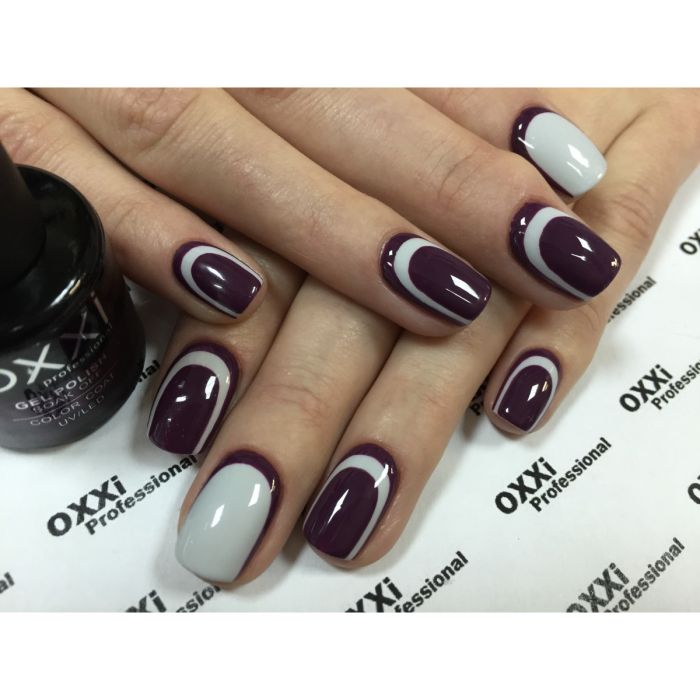 Гель-лак OXXI Professional №077 (марсала, эмаль), 8 мл