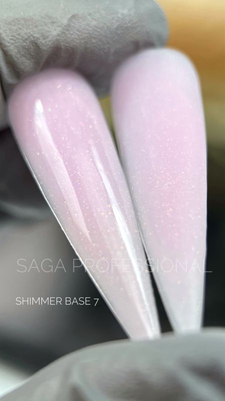 Камуфлирующая база Saga Shimmer base 07 (баночка без кисточки), 15мл