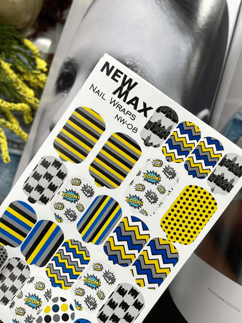 Пленки для ногтей New Max WRAPS NW-8
