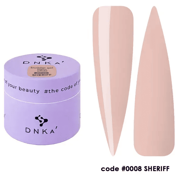 Гель DNKa' Builder  Light gel 08 Sheriff