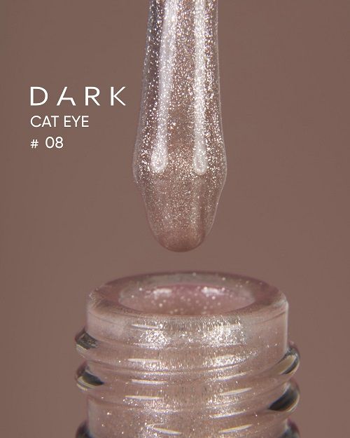 Гель-лак Dark кошачий глаз Cat Eye 08, 10мл