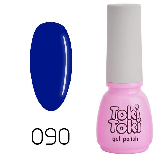 Гель-лак Toki-Toki №090, 5 мл насичений синій
