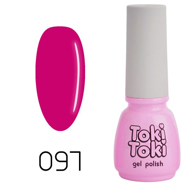 Гель лак Toki Toki №097 малиновий, 5мл