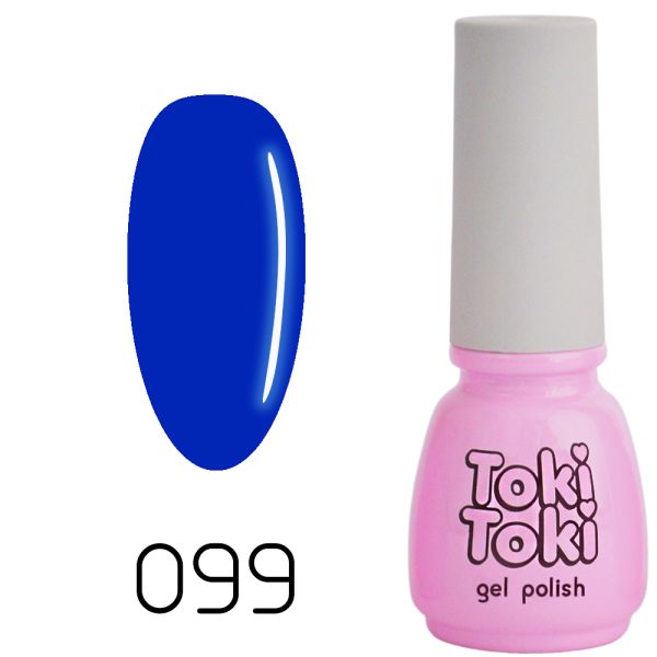Гель-лак Toki-Toki №099, 5 мл синій індиго