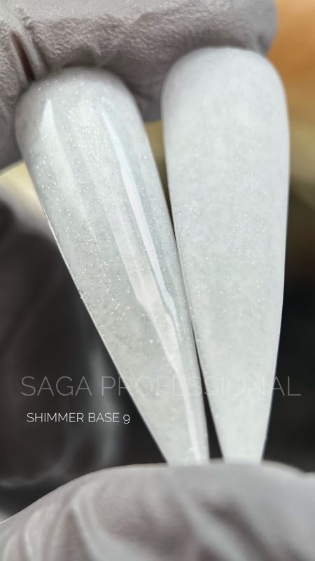 Камуфлююча база Saga Shimmer base 09 (баночка без пензлика), 15мл