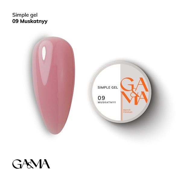 Гель Ga&Ma Simple gel 009 Muskatnyy