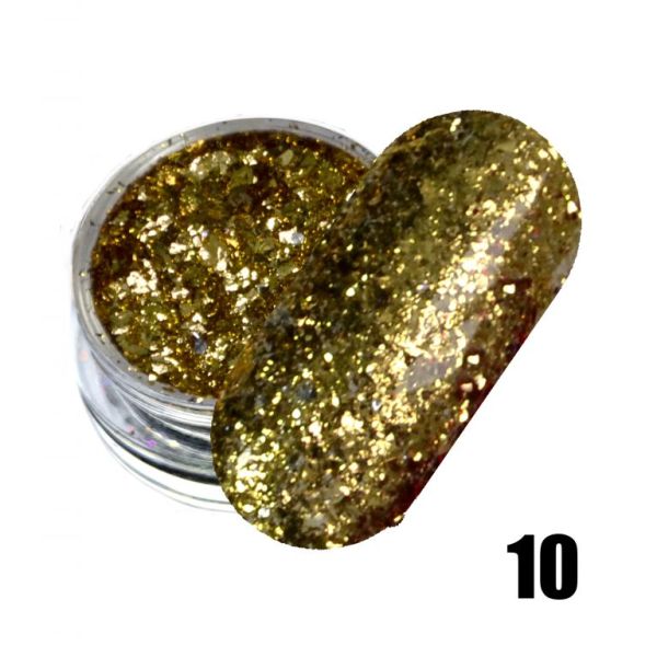 Юкі пластівці Platinum foil flake №10