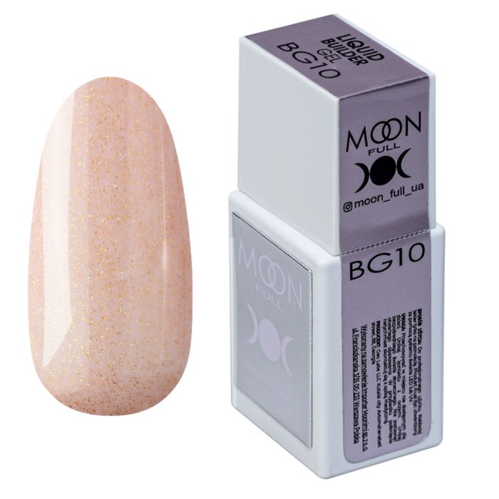 Рідкий гель Moon Full Liquid Builder Gel BG10 натуральний 15мл